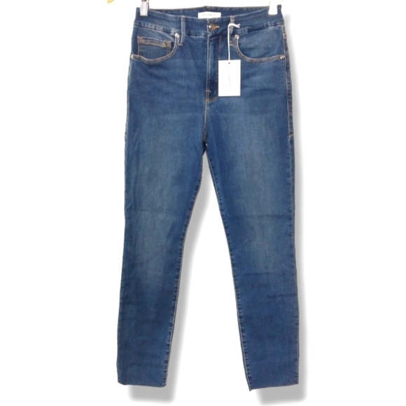 NWT Good American Good Waist Crop Jean $149 - Picture 8 of 13